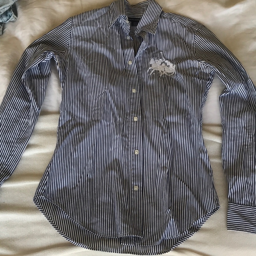 Pin stripe Ralph Lauren dress shirt